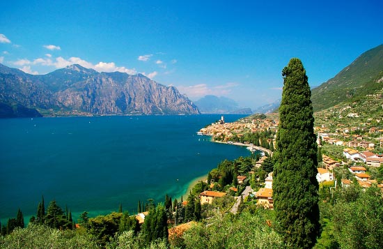 Delightful view towards Lake Garda