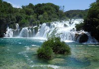 Natural spectacle Krka Waterfalls